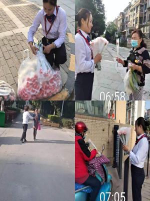 “情浓五月·感恩母亲节”江苏888集团物业举行“母亲节送花”活动_888集团